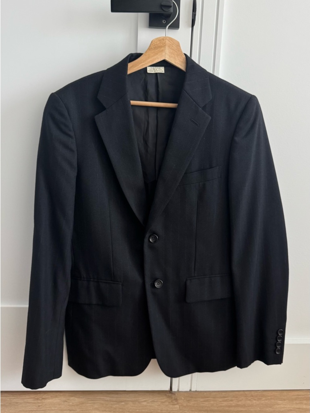Comme des Garçons Homme Deux black blazer with satin lining
